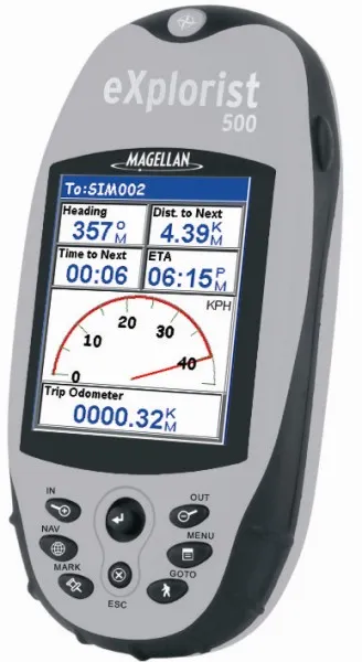 GPS EXPLORIST 600 gps explorist 600: