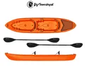 Big Mama Kayak Pireus - Canoa 2 Posti Cm 360 + 2 Pagaie + 2 Seggiolini + 4 Maniglie