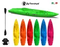 BIG MAMA KAYAK CANOA mod. SKIPPY 305 KAYAK CON 1 POSTO ADULTO + 1 POSTO BAMBINO + PAGAIA + SEGGIOLINO