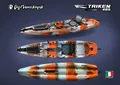 TRIKEN 405 - KAYAK A PEDALI CON ELICA - MADE IN ITALY