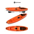 GIL BIG MAMA KAYAK - CANOA DA 266 CM + 1 GAVONE + SEGGIOLINO + RUOTINO + PAGAIA - COLORE ARANCIO
