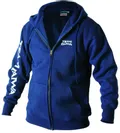 FELPA TD RUN - colore navy - cappuccio - zip lunga.