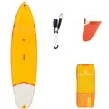 BEGINNER INFLATABLE TOURING STAND-UP PADDLE BOARD 11 FEET YELLOW