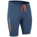 MEN'S 2MM NEOPRENE CANOE KAYAK ET STAND UP PADDLE SHORT BLUE