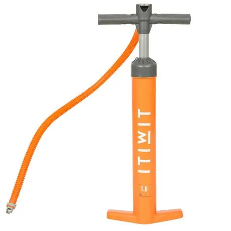 Stand-Up Paddle Double-Action High-Pressure Hand Pump 20 psi - Orange