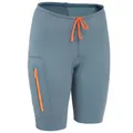 Women's 2 mm Neoprene Kayak and Stand-Up Paddle Shorts - Blue
