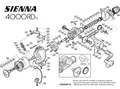 SIENNA REAR DRAG - SN4000RD