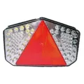 Fanale posteriore a LED con catadiottro triangolare