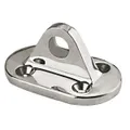 Basetta in acciaio inox AISI 316 per fissaggio in coperta della lifeline