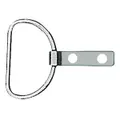 Anello con piastrina in acciaio inox
