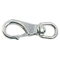 Moschettone in acciaio inox con girella