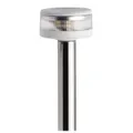 Asta luminosa completa di fanale Evoled 360° - Versione estraibile con basetta inox fissaggio a parete