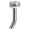 Asta luminosa completa di fanale Evoled 360° - Versione angolata ed estraibile con basetta inox fissaggi in piano