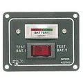 Pannello- test per 2 batterie con interruttore per azionarlo