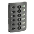 Pannelli elettrici con fusibili automatici e doppio LED