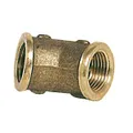 Gomito in ottone femmina/femmina a 45°