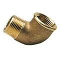 Gomito in ottone maschio/femmina a 90°