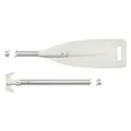 Pagaia con pala in ABS bianco e gancio d’accosto in Nylon terminale