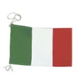 Bandiera di cortesia Italiana in stamina di poliestere