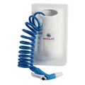 Contenitore verticale con tubo acqua spiralato