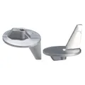 Anodo per piedi con eliche in acciaio inox 50/140 HP