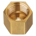 Dado in ottone per tubo rame da 8 mm, passo M14 x 1.5F