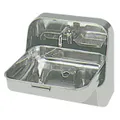 Lavello a parete tutto in Acciaio Inox