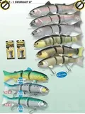 SPRO BBZ-1 SWIMBAIT 8 - BBZ-1 8 FAST SINK. FLAT RAINBOW