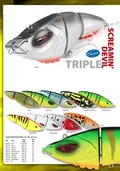 SPRO SCREAMIN' DEVIL TRIPLE - SCREAMIN' TRIPLE ALBINO GHOST