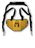 Belt with adjustable braces light tackle gold aluminium