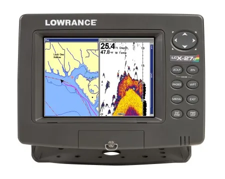 Combo LOWRANCE LCX-27c no GPS no Trasd.