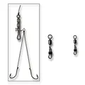 SIDE LINE ROLLING SWIVELS BLACK
