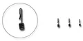 ONE SIDE BACK SNAP SWIVELS WITH HOLE