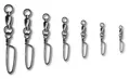 BALL BEARING SWIVELS WITH TWO SOLID RINGS WITH COSTLOCK SNAP BLA