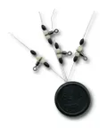ROLLING SWIVELS WITH PEARL BEADS AND OLIVE RUBBER STOPPER