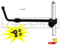Braccio telescopico corto ONE - ONE short telescopic arm