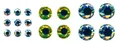 Hologram Dome Eyes Colore Oro (EYH1250)