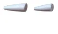 Popper Foam duro saltwater Misura 2/0 Color Bianco (PPS020)