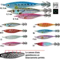 Squid Jig CRYSTAL ULTRA Painted - A1521