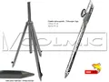 TRIPODE in acciaio cromo (crome steel)