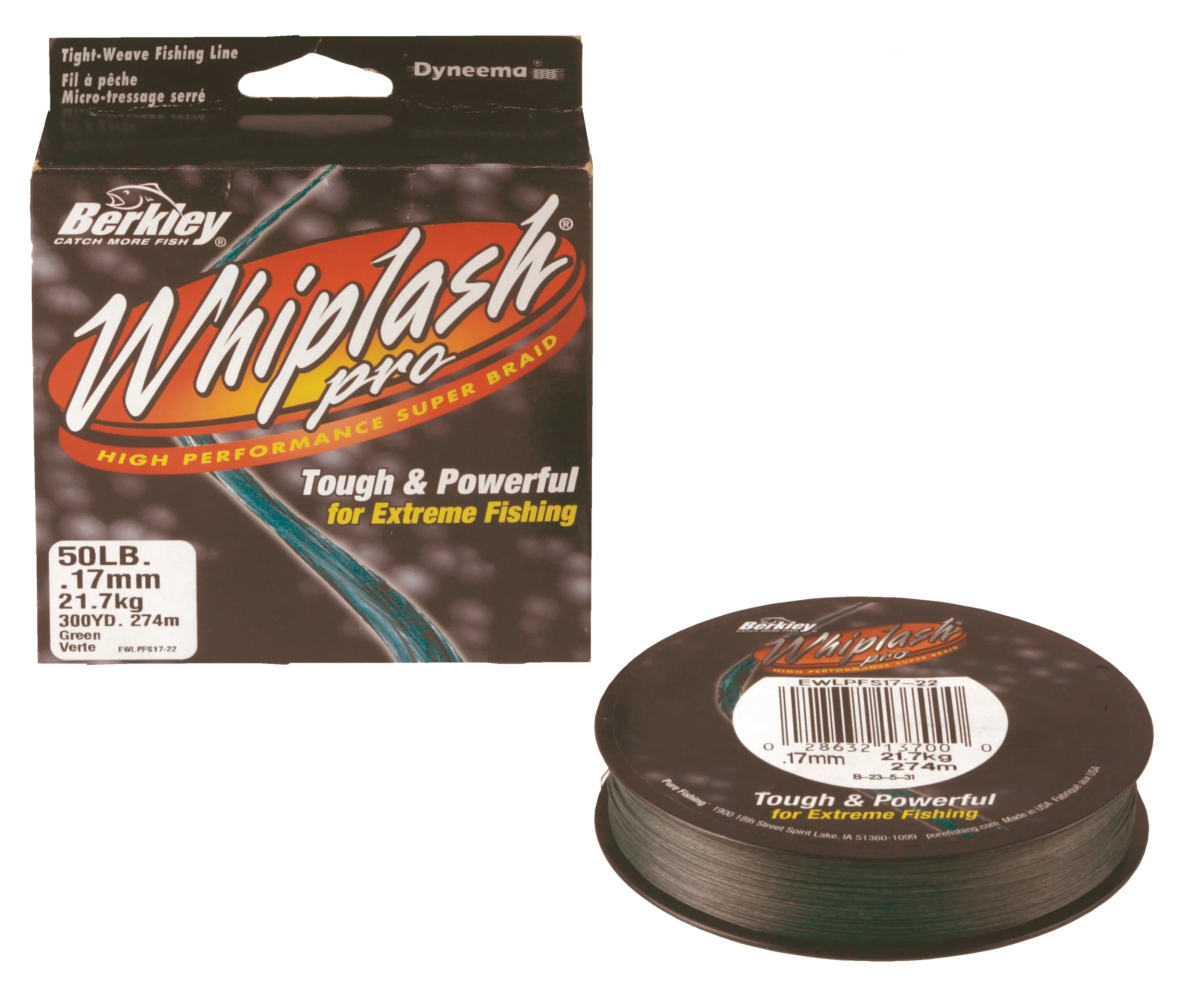EWLPFS17-22 WHIP 50LB .17MM 300YD GRN