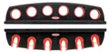 CR6G 6 POS DELUXE COMBO RACK GRAY