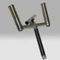DUAL ROD HOLDERS WITH SIDE OUTRIGGER HOLDER