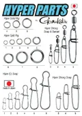 Hyper parts Gamakatsu - H.Str. Snap & Swivel
