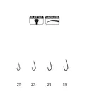 F-900 Match JP Nickel - Flatted/Barbless