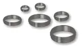 278 - ELASTIC RING NERO mis. assortite