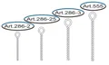 286-2 286-25 286-3 555 - ANELLINI INOX PER GALLEGGIANTI