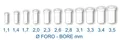 3-00 3-00S - TUBOLARI IN PTFE MAXI